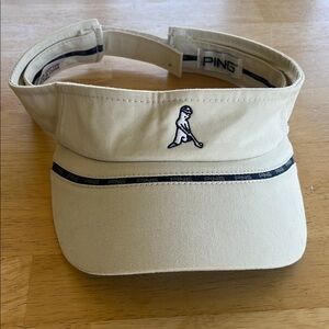 PING Tan Golf Visor